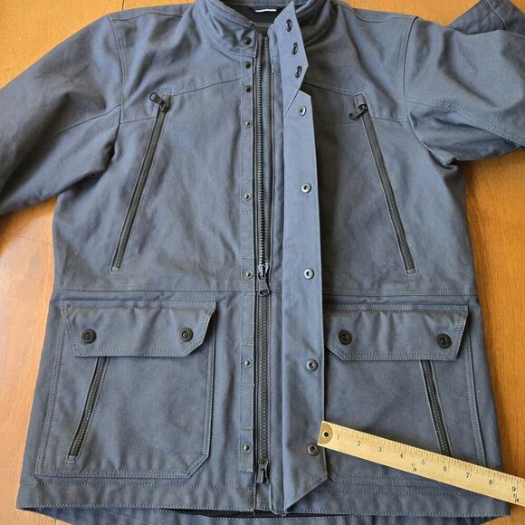 Aether Mojave Men's Canvas Motorcycle Jacket Graphite Gray Size XL - Picture 5 of 11